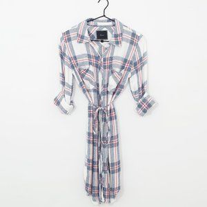 Rails Plaid Flannel Button Down Dress